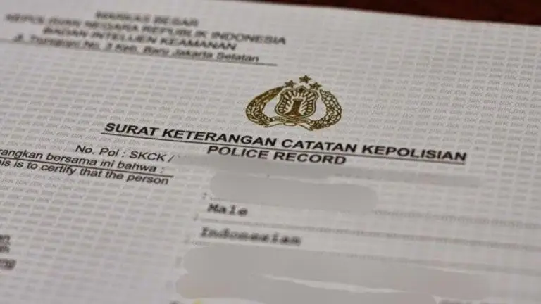 Police Clearance Certificate (Surat Keterangan Catatan Polisi) Application Made Easy